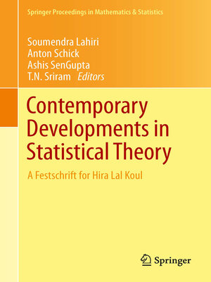 cover image of Contemporary Developments in Statistical Theory